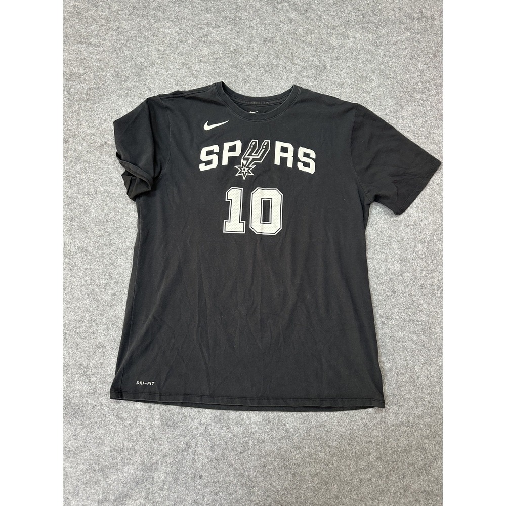 San Antonio Spurs Shirt Women XL Black DeMar DeRozan Nike Basketball NBA Dri Fit